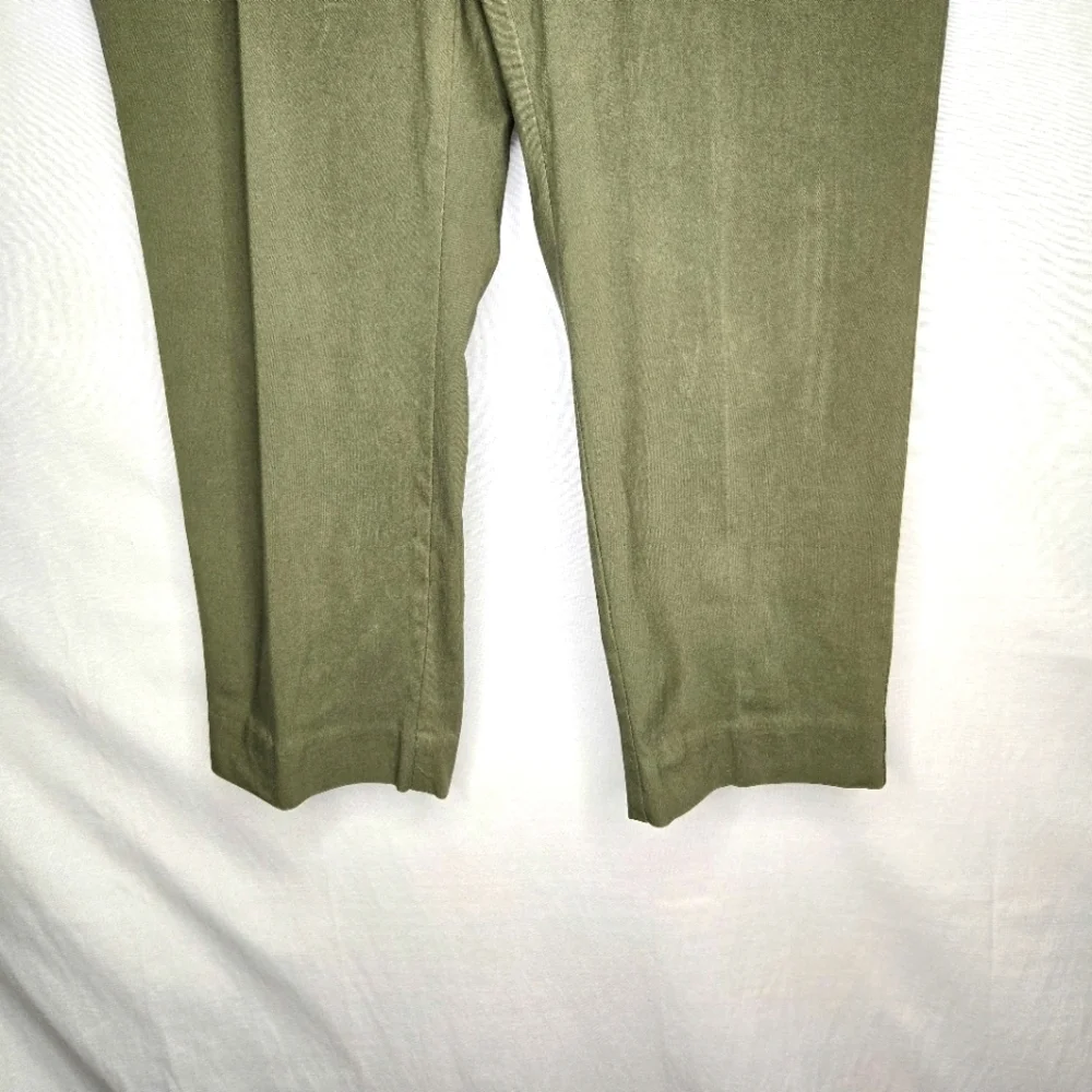 Liz Claiborne Ankle Pants. Olive green. 16 - Picture 12 of 12